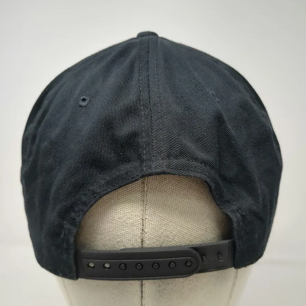 Nike Snapback Hat Black One Size Jordan Jumpman Patch 6 Panel Logo Athletic